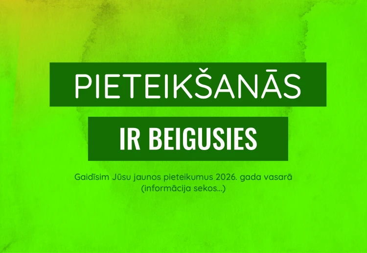 Pieteikšanās atlīdzībai 2025.gadā ir beigusies
